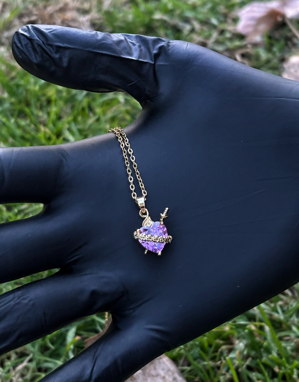 Colgante Inmaculado Corazón de María 🩷